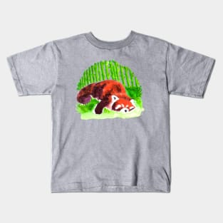 Sleeping Red Panda Kids T-Shirt